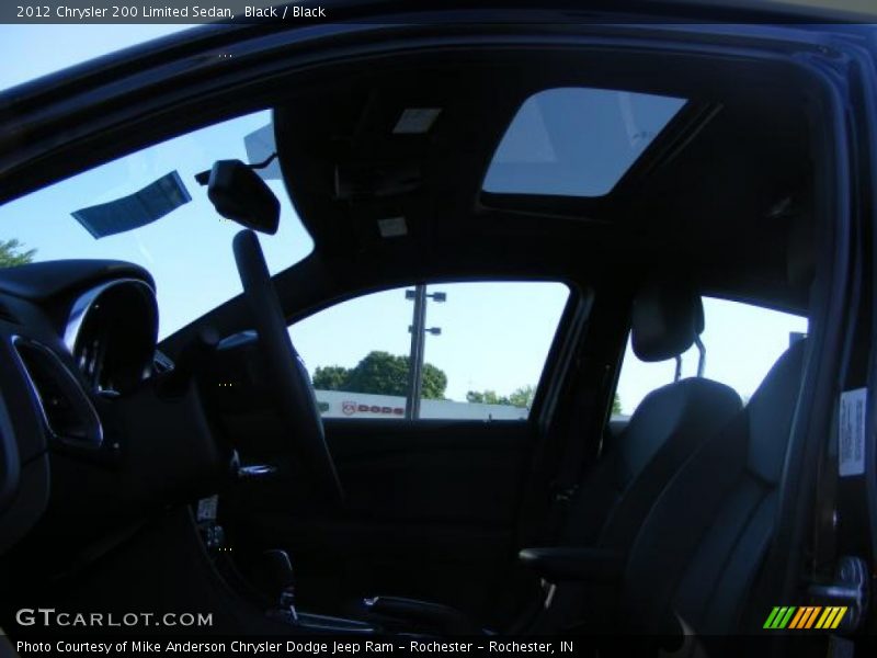 Black / Black 2012 Chrysler 200 Limited Sedan