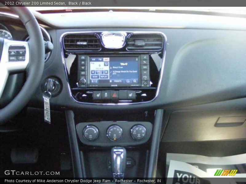 Black / Black 2012 Chrysler 200 Limited Sedan