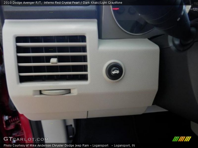 Inferno Red Crystal Pearl / Dark Khaki/Light Graystone 2010 Dodge Avenger R/T