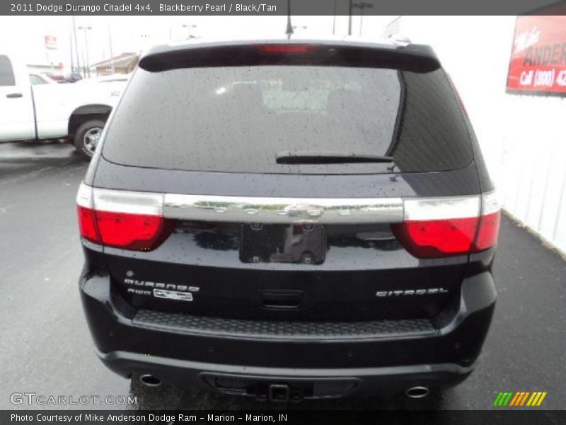 Blackberry Pearl / Black/Tan 2011 Dodge Durango Citadel 4x4