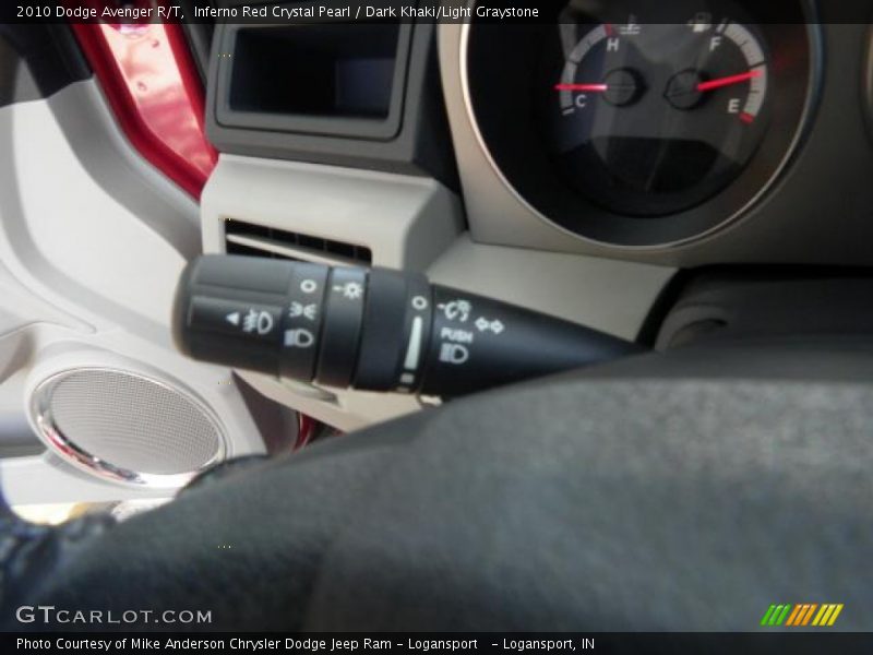 Inferno Red Crystal Pearl / Dark Khaki/Light Graystone 2010 Dodge Avenger R/T