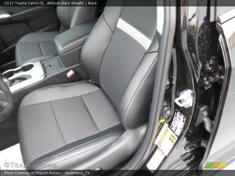 Attitude Black Metallic / Black 2012 Toyota Camry SE