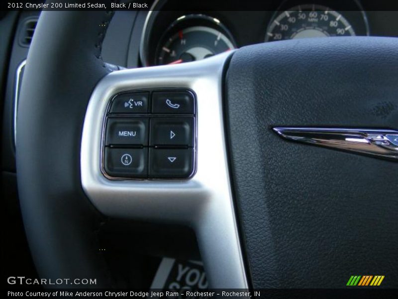 Black / Black 2012 Chrysler 200 Limited Sedan