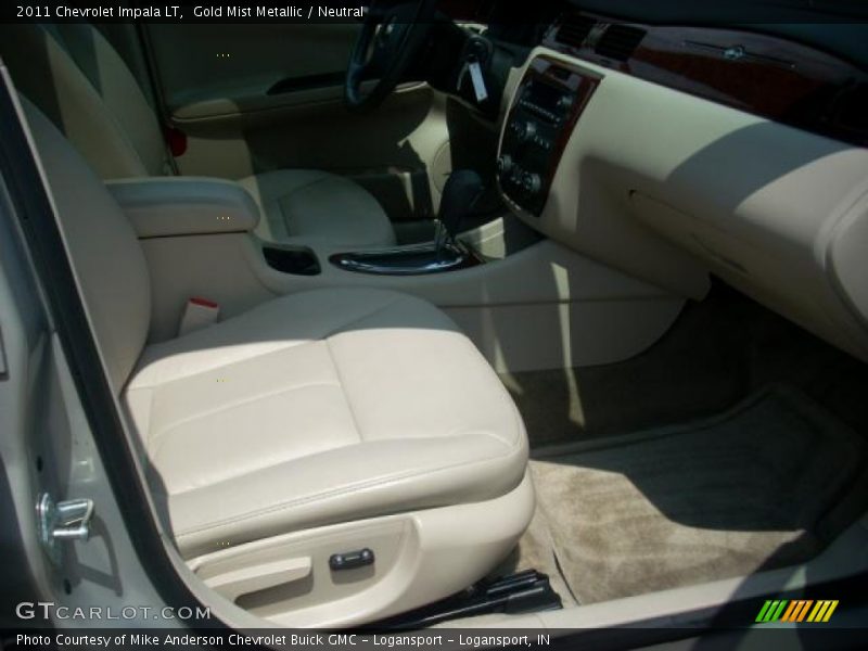 Gold Mist Metallic / Neutral 2011 Chevrolet Impala LT