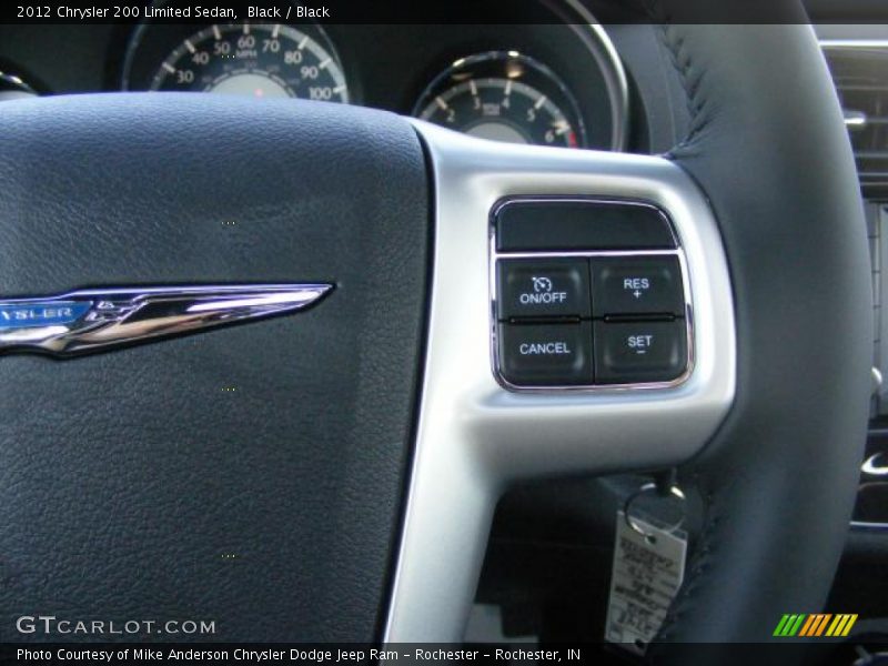 Black / Black 2012 Chrysler 200 Limited Sedan