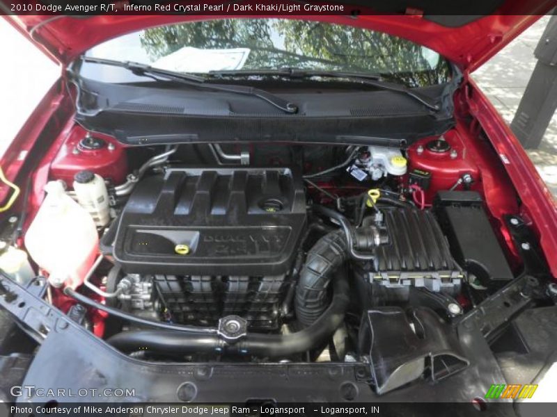 Inferno Red Crystal Pearl / Dark Khaki/Light Graystone 2010 Dodge Avenger R/T