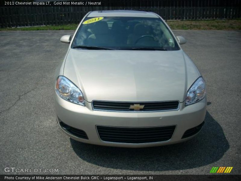 Gold Mist Metallic / Neutral 2011 Chevrolet Impala LT