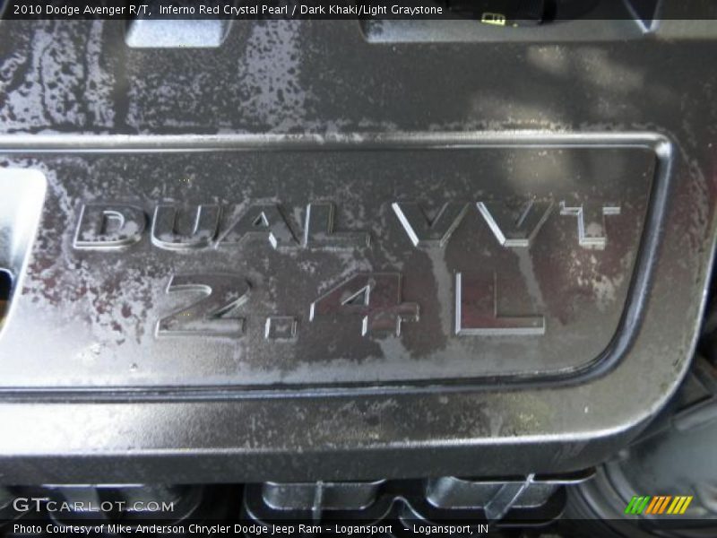 Inferno Red Crystal Pearl / Dark Khaki/Light Graystone 2010 Dodge Avenger R/T