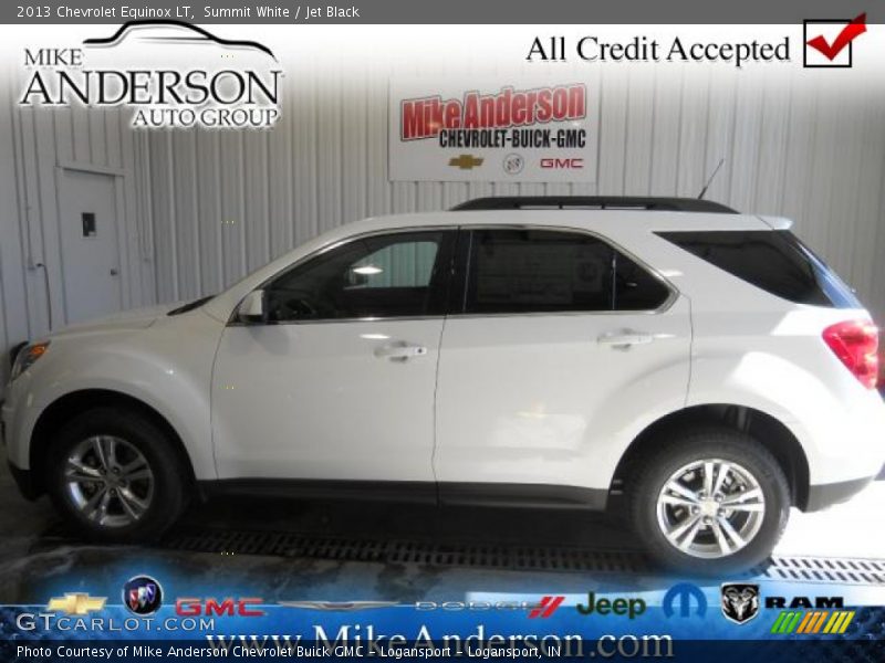 Summit White / Jet Black 2013 Chevrolet Equinox LT