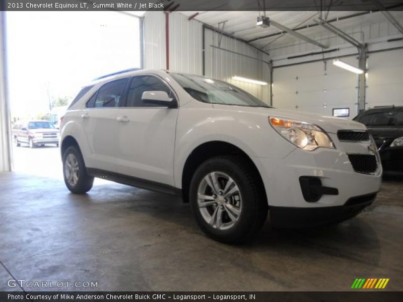 Summit White / Jet Black 2013 Chevrolet Equinox LT
