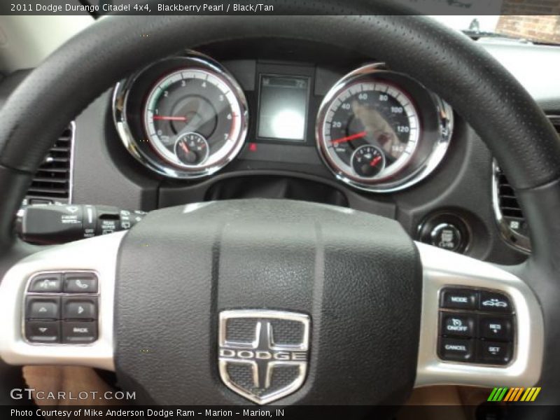 Blackberry Pearl / Black/Tan 2011 Dodge Durango Citadel 4x4