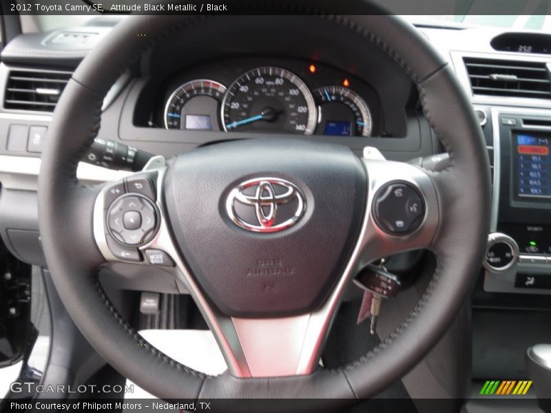 Attitude Black Metallic / Black 2012 Toyota Camry SE