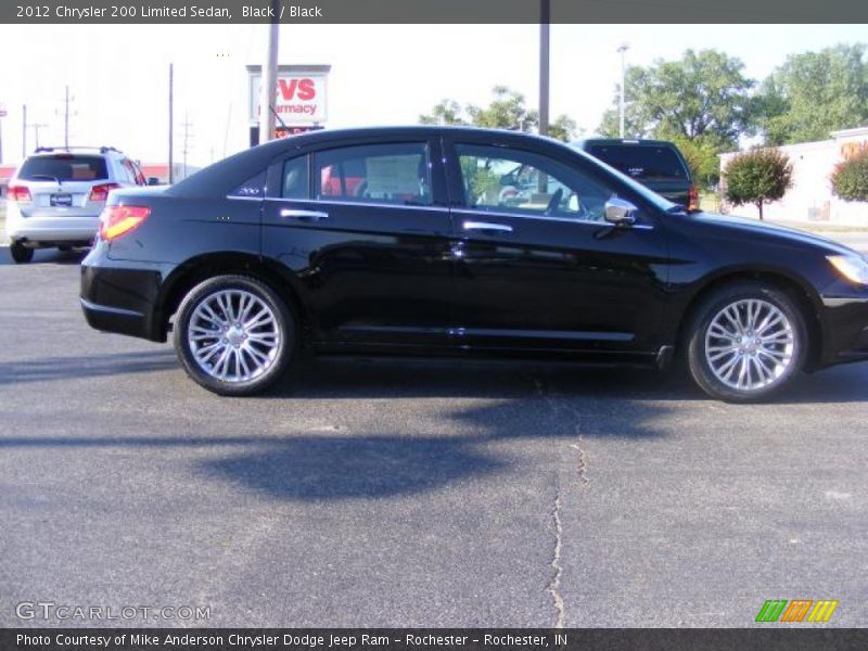 Black / Black 2012 Chrysler 200 Limited Sedan