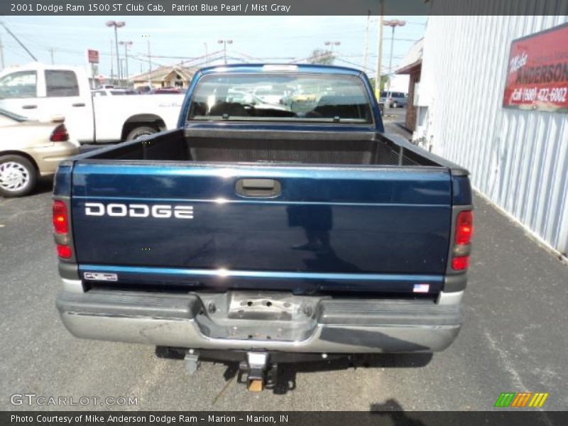 Patriot Blue Pearl / Mist Gray 2001 Dodge Ram 1500 ST Club Cab