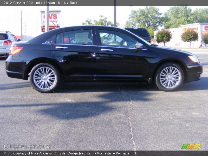 Black / Black 2012 Chrysler 200 Limited Sedan
