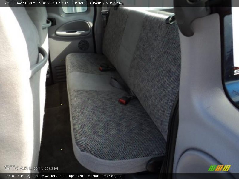 Patriot Blue Pearl / Mist Gray 2001 Dodge Ram 1500 ST Club Cab