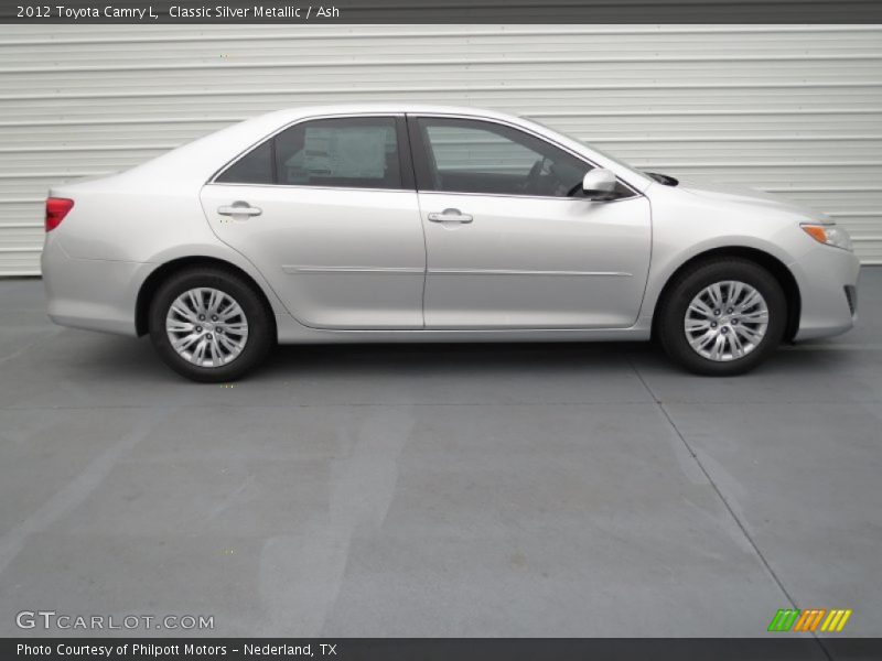 Classic Silver Metallic / Ash 2012 Toyota Camry L