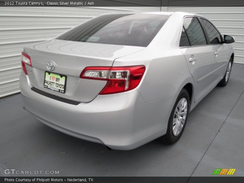Classic Silver Metallic / Ash 2012 Toyota Camry L