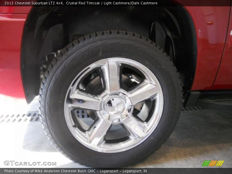 Crystal Red Tintcoat / Light Cashmere/Dark Cashmere 2013 Chevrolet Suburban LTZ 4x4