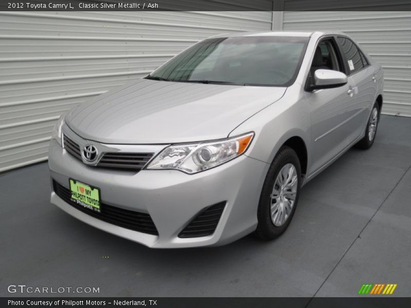 Classic Silver Metallic / Ash 2012 Toyota Camry L