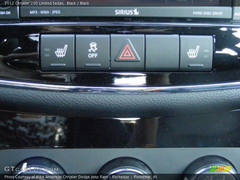 Black / Black 2012 Chrysler 200 Limited Sedan
