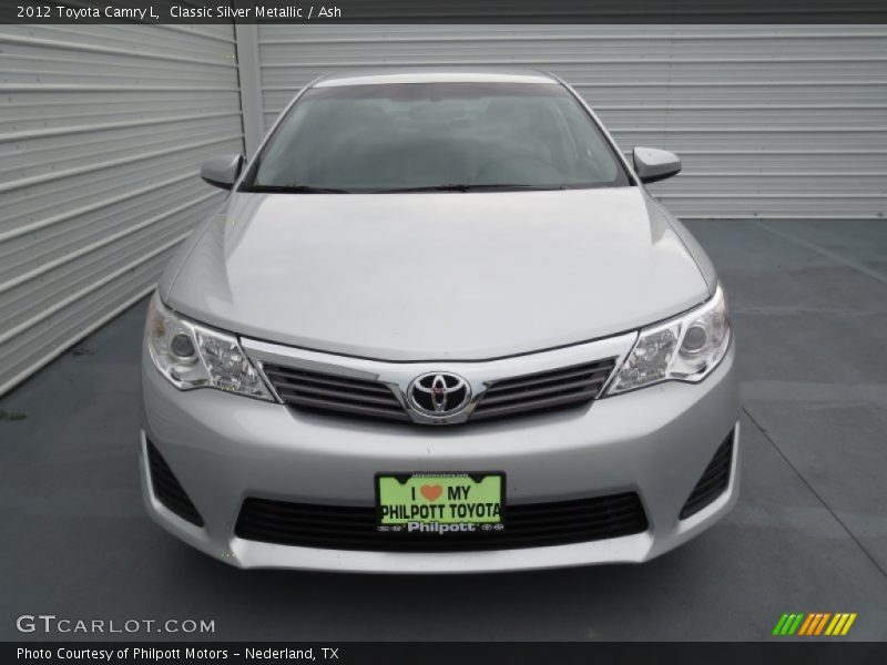 Classic Silver Metallic / Ash 2012 Toyota Camry L