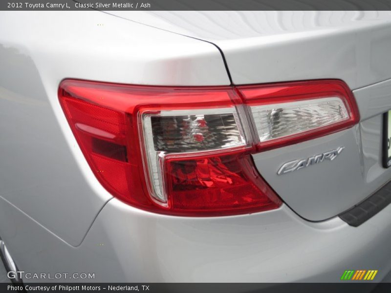 Classic Silver Metallic / Ash 2012 Toyota Camry L