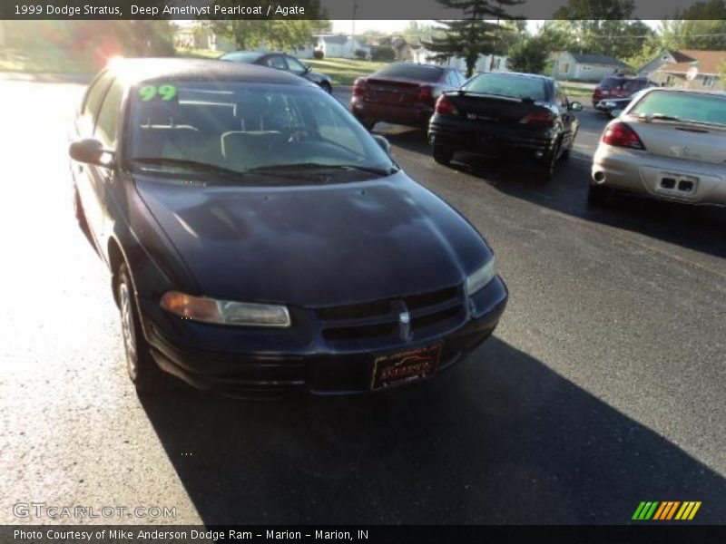 Deep Amethyst Pearlcoat / Agate 1999 Dodge Stratus