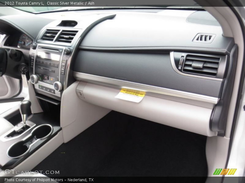 Classic Silver Metallic / Ash 2012 Toyota Camry L