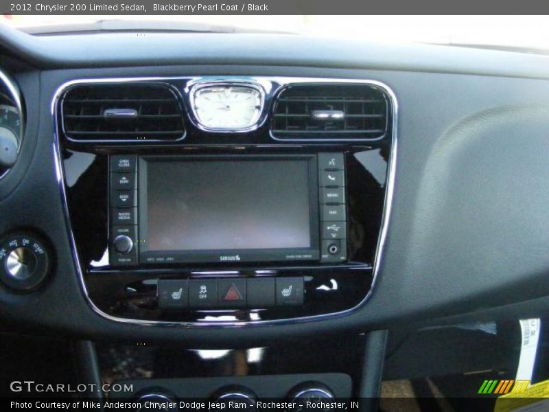 Blackberry Pearl Coat / Black 2012 Chrysler 200 Limited Sedan