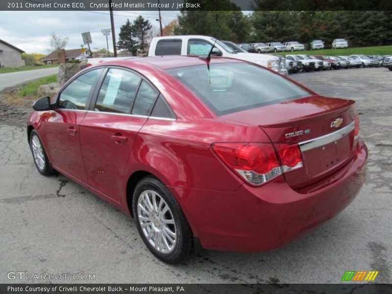 Crystal Red Metallic Tintcoat / Jet Black 2011 Chevrolet Cruze ECO