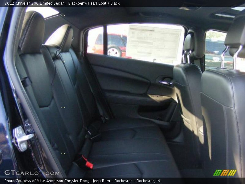 Blackberry Pearl Coat / Black 2012 Chrysler 200 Limited Sedan