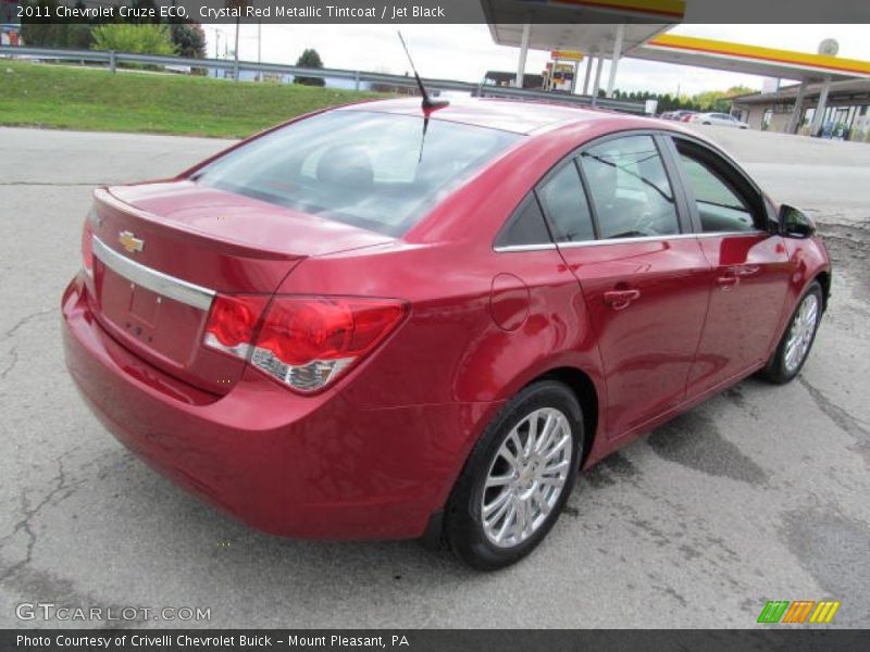 Crystal Red Metallic Tintcoat / Jet Black 2011 Chevrolet Cruze ECO