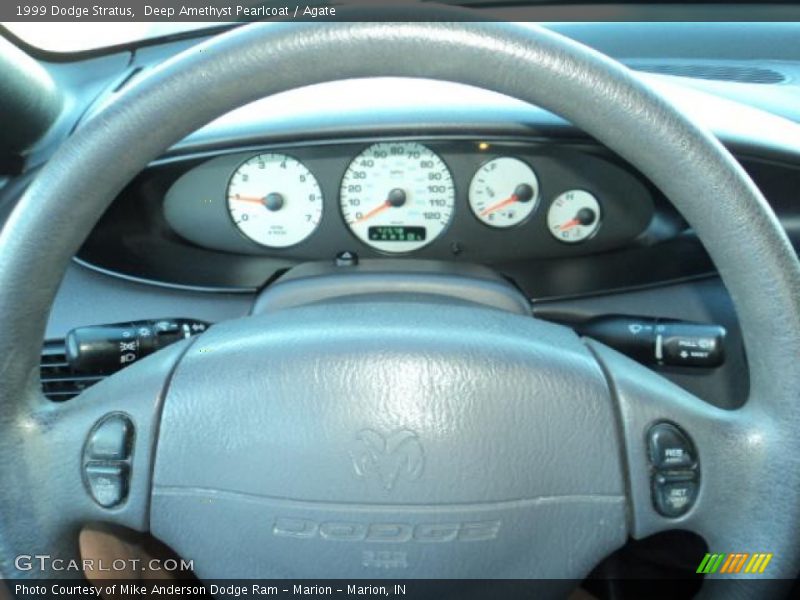 Deep Amethyst Pearlcoat / Agate 1999 Dodge Stratus