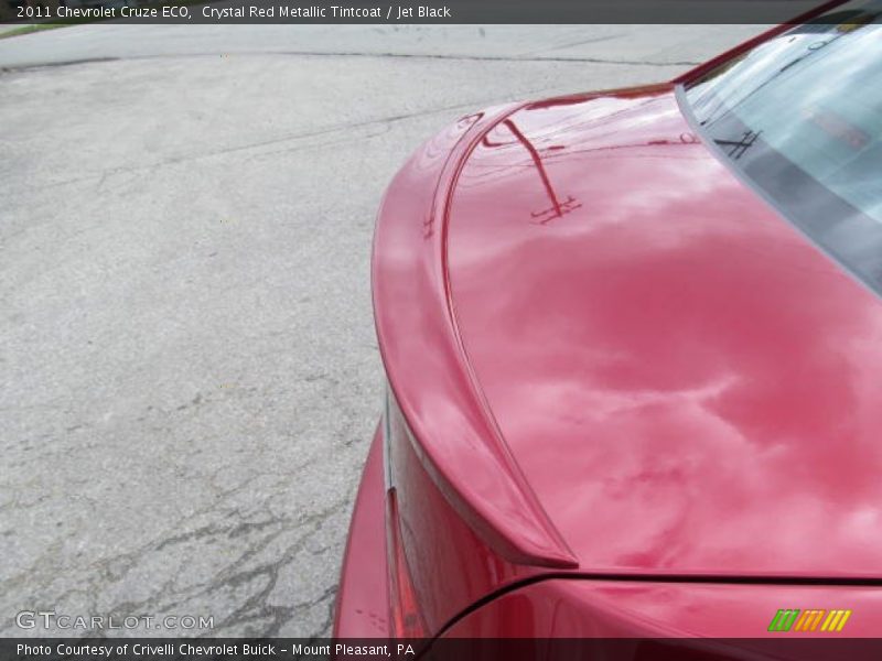 Crystal Red Metallic Tintcoat / Jet Black 2011 Chevrolet Cruze ECO