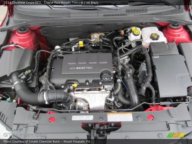Crystal Red Metallic Tintcoat / Jet Black 2011 Chevrolet Cruze ECO