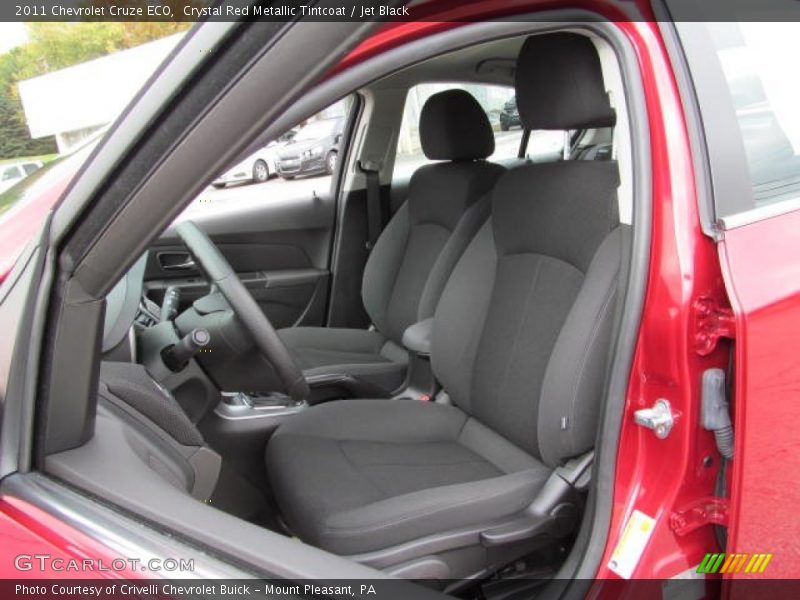 Crystal Red Metallic Tintcoat / Jet Black 2011 Chevrolet Cruze ECO