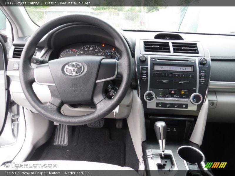 Classic Silver Metallic / Ash 2012 Toyota Camry L