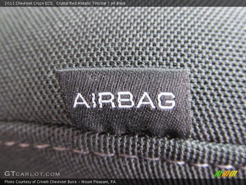 Crystal Red Metallic Tintcoat / Jet Black 2011 Chevrolet Cruze ECO