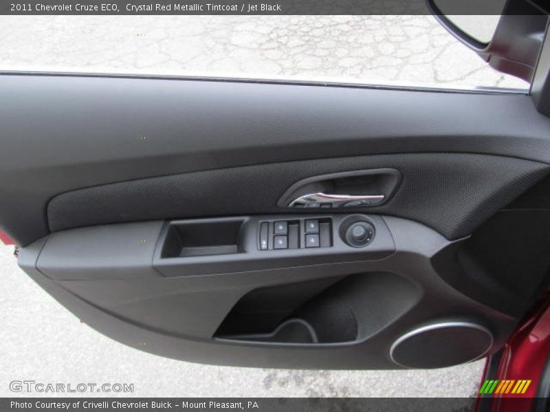 Crystal Red Metallic Tintcoat / Jet Black 2011 Chevrolet Cruze ECO