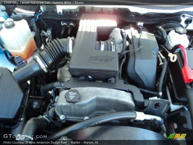 Summit White / Ebony 2008 GMC Canyon SLE Crew Cab