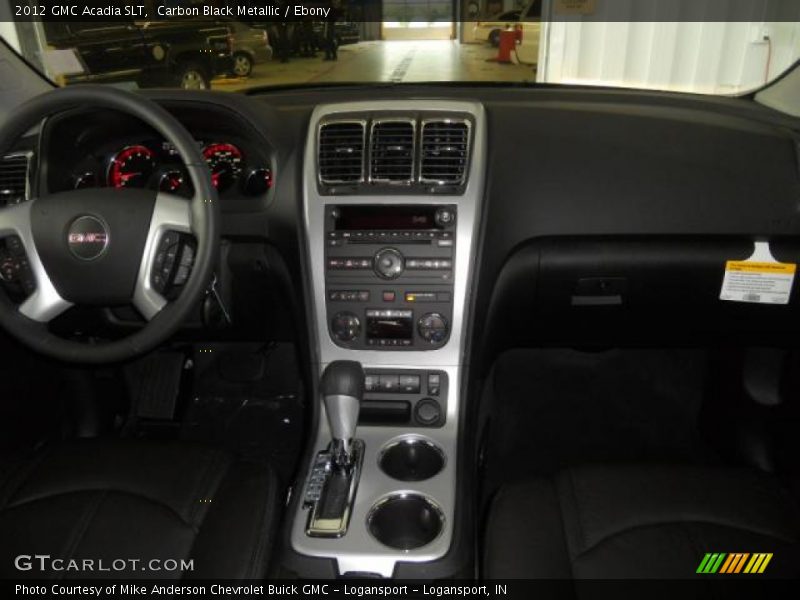 Carbon Black Metallic / Ebony 2012 GMC Acadia SLT