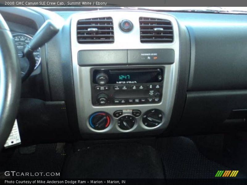 Summit White / Ebony 2008 GMC Canyon SLE Crew Cab