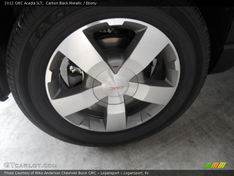 Carbon Black Metallic / Ebony 2012 GMC Acadia SLT