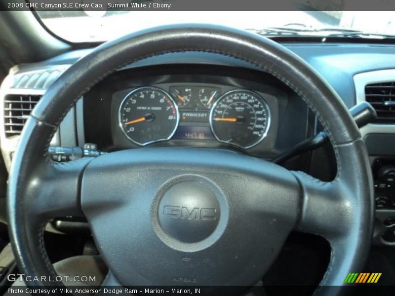 Summit White / Ebony 2008 GMC Canyon SLE Crew Cab