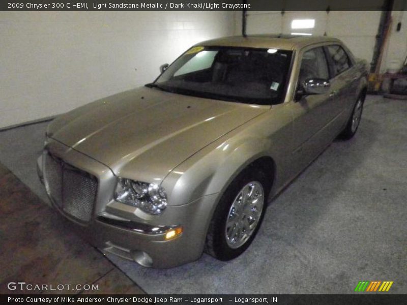 Light Sandstone Metallic / Dark Khaki/Light Graystone 2009 Chrysler 300 C HEMI