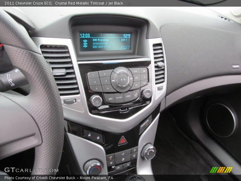 Crystal Red Metallic Tintcoat / Jet Black 2011 Chevrolet Cruze ECO
