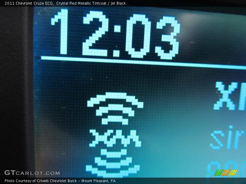 Crystal Red Metallic Tintcoat / Jet Black 2011 Chevrolet Cruze ECO
