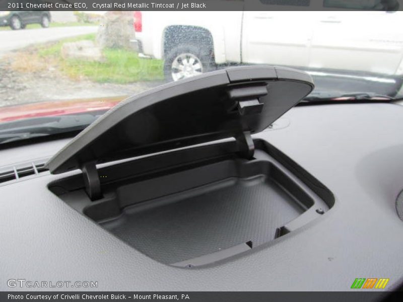 Crystal Red Metallic Tintcoat / Jet Black 2011 Chevrolet Cruze ECO