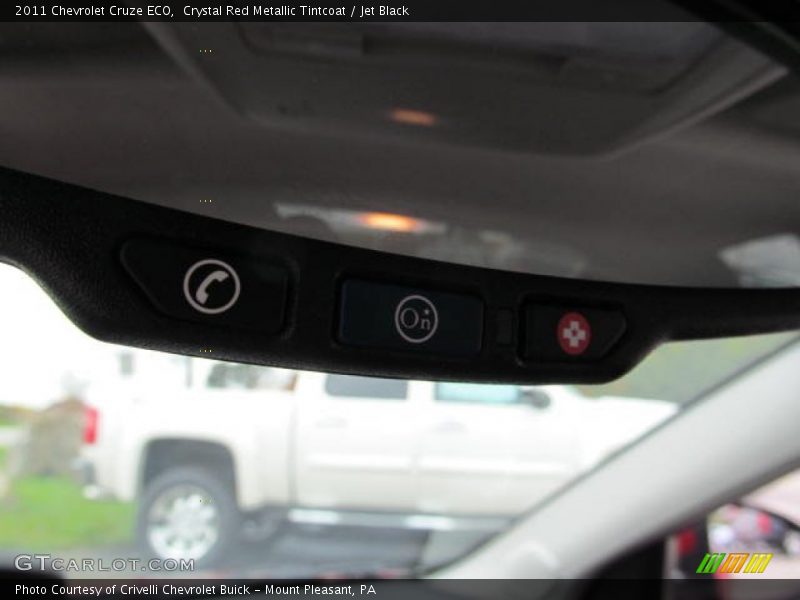 Crystal Red Metallic Tintcoat / Jet Black 2011 Chevrolet Cruze ECO